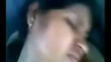 Hardcore outdoor sex scandal of large boobs maid with owner