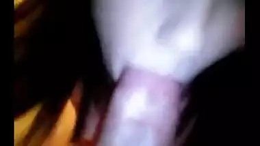 Indian sex episode of sexy Kolkata legal age teenager girl giving carnal blowjob