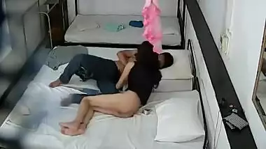 MMS video of horny Desi couple having XXX rendezvous in the hostel