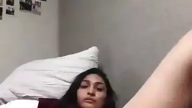 Desi nude Mumbai girl fucks her asshole with a makeup brush