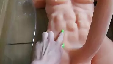 Carly Rae Creams all over Tantaly Male Sex Doll