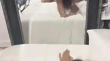 NRI Desi Teen Girl Getting Fucked by Foreign Boy in front of Mirror