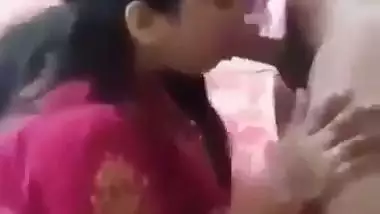 Desi milf gives an Indian blowjob to her husband’s friend