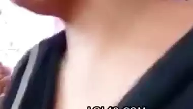 Lonely wife in relationship with lover goes nude