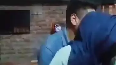 Karachi guy squeezes his sister’s boobs behind his parents