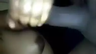 Emplyee jerking her boss.