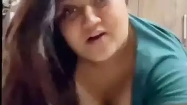 Chubby girlfriend pussy fucking from back by boyfriend