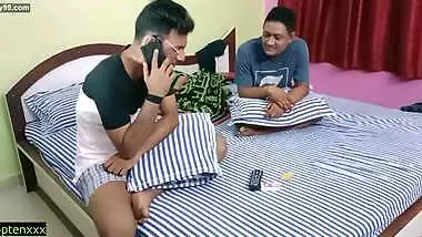 Indian husband sale his village wife for one night sex!! Two friend sharing