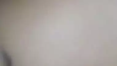 Girlfriend is sleeping but horny Desi man thinks about porn session