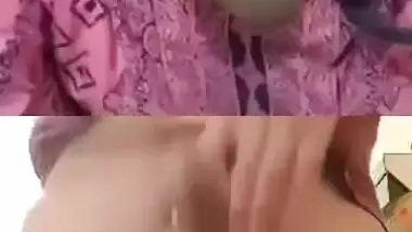 Desi Beautiful Cute Horny Girl Showing And Fingering On Video Call With Lover 2Clip