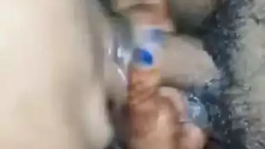 Married Desi XXX wife giving a hot blowjob to her husband MMS