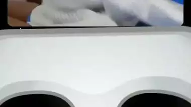 Tamil girlfriend sits naked for boyfriend to masturbate