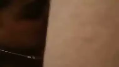 Sucking a dick before getting fucked in the Telugu sex video