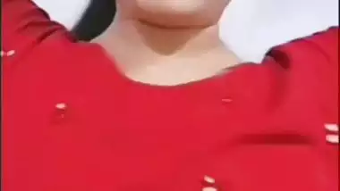 Young bhabhi stripping bra and showing boobs