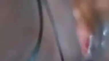 Horny MILF actively rubs and fingers her wet Desi twat for XXX vid