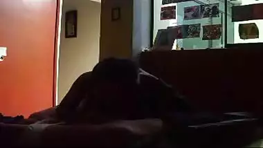 College guy enjoys hardcore sex with his big boobs maid