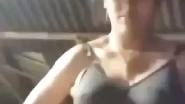 Bengali village girl bra removed and boobs pressing
