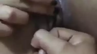 Sful Indian man fingers wife's pussy after watching a lot of porn