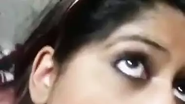 NRI girl sucking her professor’s dick and balls for better marks