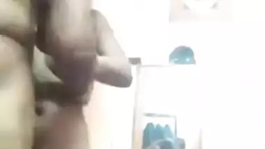 Indian XXX wife gets her tits licked after giving her husband a blowjob MMS