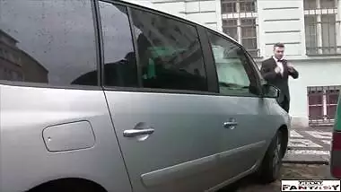 Sex movie scene of an NRI bhabhi enjoying a big white shlong in her constricted muff