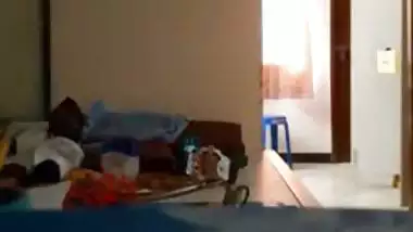 Tamil mom dress change spy video