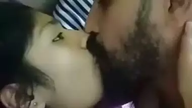 Big guy enjoys romantic sex with his cute GF