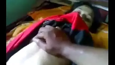 Desi home sex clip of young village girl with next door guy