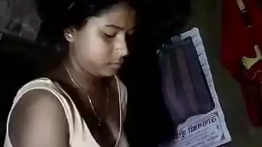 Today Exclusive- Desi Village Girl Record Her Nude Video For Lover Part 1