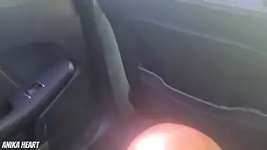 I Made My Uber Driver Finger Fuck Me And Make Me Cum While Driving - I Had No Panties On