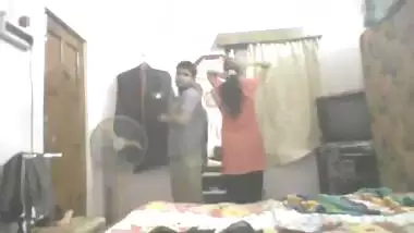 Bhai behan ready for action when parents went out