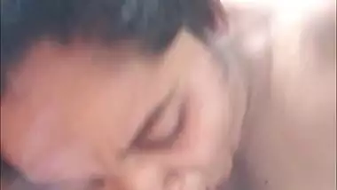 Busty wife Sneha blowjob and big boobs showing