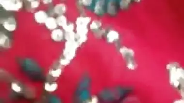 Pretty Desi harlot comes to the field to show her hairy XXX twat