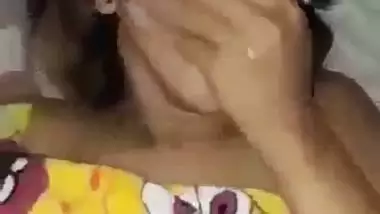 Hardcore Nepali sex MMS of a lady moaning while fucking