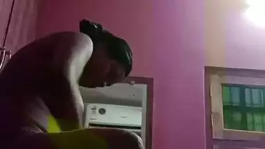 Sister after bath nude wet body showing before dressing