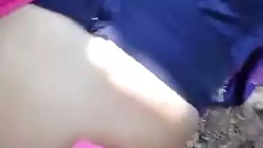 Today Exclusive- Desi Wife Outdoor Fucking And Hubby Cum On Her Pussy Part 1