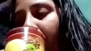 Chubby village aunty shows nude figure on video call