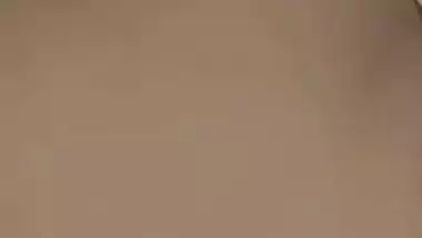 Sexy Indian XXX babe showing boobs and playing with pussy on video call