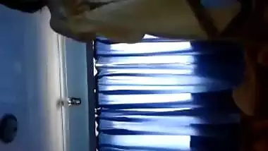 Man wants to be a pornographer so he films topless Desi girl in panties